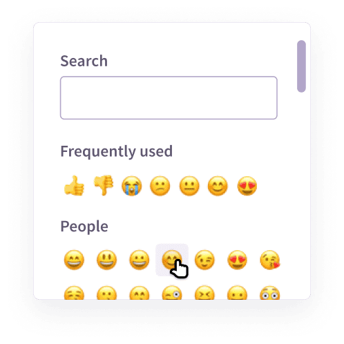 Emoji picker