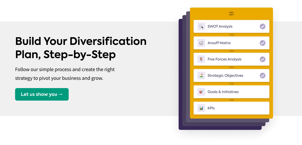 Step-by-step diversification strategy toolkit in Lucidity strategy software 